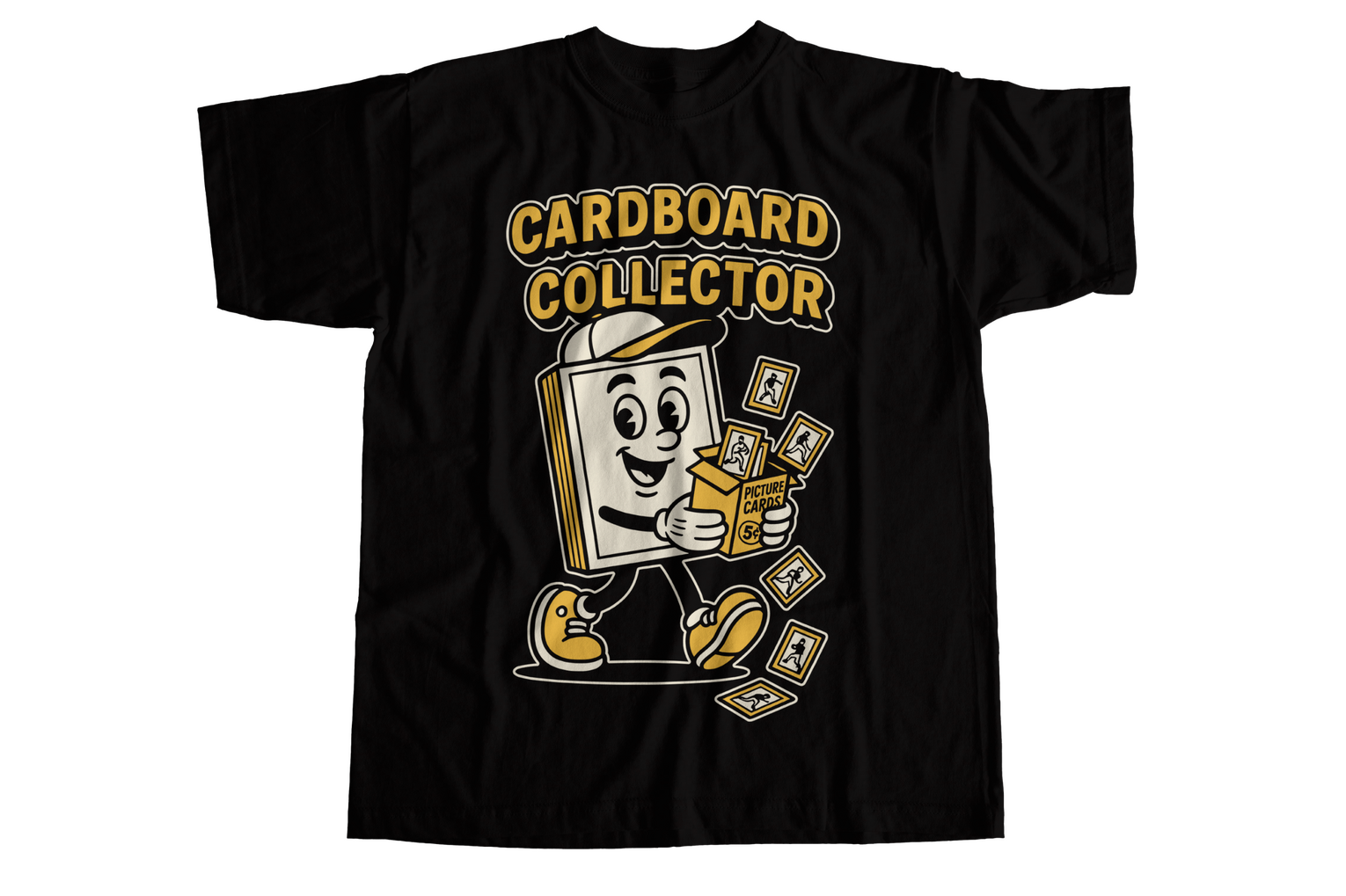 Cardboard Collector T-Shirt for baseball card collecting hobbyists